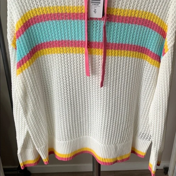 NWT Torrid Pointelle Boxy Hoodie - Picture 5 of 7